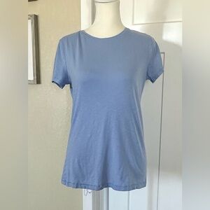 Primary Vintage Blue Crewneck Tee Shirt XS 100% Cotton